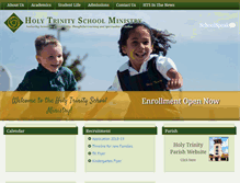 Tablet Screenshot of holytrinityschool.net